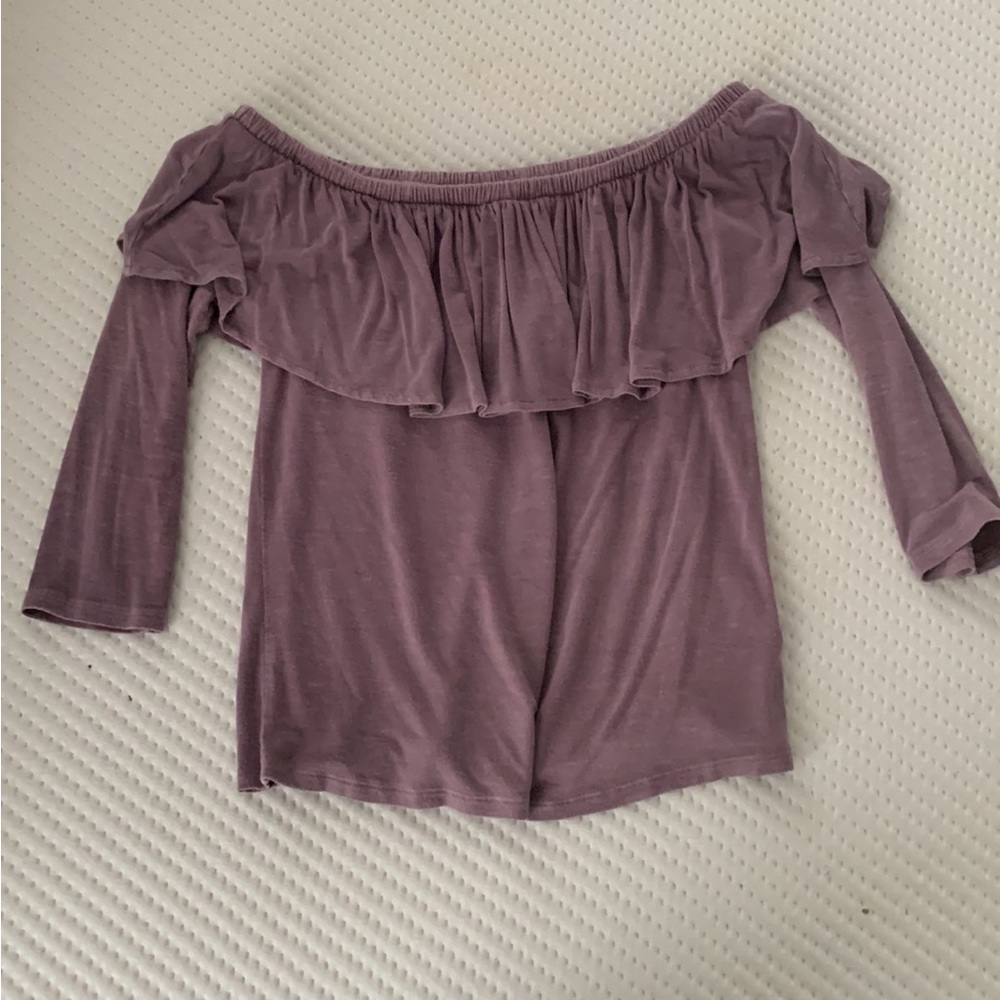 American Eagle Off The Shoulder Tee